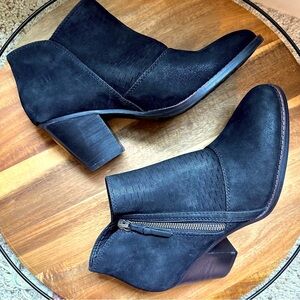 Baretraps Callie Black Ankle Boots Booties Women’s Size 9.5 Cushioned Comfort
